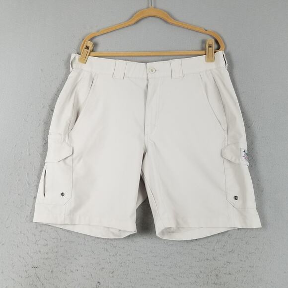 Bimini Bay Outfitters Shorts Mens 38 Performance Cargo Outdoor Fishing - Picture 1 of 16